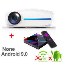 Load image into Gallery viewer, WZATCO C2 4K Full HD 1080P LED Projector Android 9.0 Wifi Smart Home Theater AC3 200inch Video Proyector with 4D Digital keyston