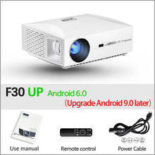 Load image into Gallery viewer, AUN LED Projector F30/UP,1920x1080P Resolution. Upgrade 6500 lumen, Full HD Projector for home cinema, HDMI 3D beamer, P