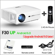 Load image into Gallery viewer, AUN LED Projector F30/UP,1920x1080P Resolution. Upgrade 6500 lumen, Full HD Projector for home cinema, HDMI 3D beamer, P