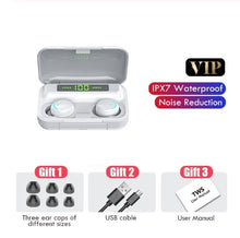 Load image into Gallery viewer, Mini Wireless Bluetooth 5.0 TWS Earphones IPX7 Waterproof 2000 mAh