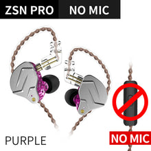Load image into Gallery viewer, NEW KZ ZSN PRO 1BA+1DD KZ Hybrid Earphone headset HIFI Earbuds