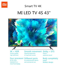 Load image into Gallery viewer, Xiaomi TV 4S 4K HDR Smart TV 2+8GB 43