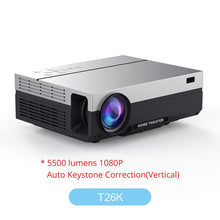 Load image into Gallery viewer, Touyinger T26L T26K 1080p LED full HD Projector Video beamer 5500 Lumen FHD 3D Home cinema HDMI ( Android 9.0 wifi AC3 optional)