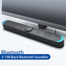 Load image into Gallery viewer, BS-36 Home Theater Surround Multi-function Bluetooth Soundbar Speaker with 4 Full Range Horns Support Foldable Split for TV/PC