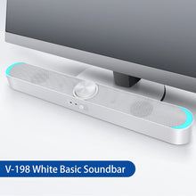 Load image into Gallery viewer, BS-36 Home Theater Surround Multi-function Bluetooth Soundbar Speaker with 4 Full Range Horns Support Foldable Split for TV/PC