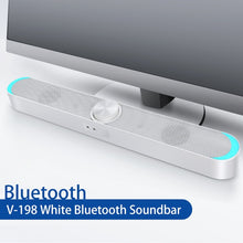 Load image into Gallery viewer, BS-36 Home Theater Surround Multi-function Bluetooth Soundbar Speaker with 4 Full Range Horns Support Foldable Split for TV/PC