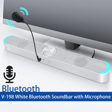 Load image into Gallery viewer, BS-36 Home Theater Surround Multi-function Bluetooth Soundbar Speaker with 4 Full Range Horns Support Foldable Split for TV/PC