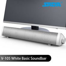 Load image into Gallery viewer, BS-36 Home Theater Surround Multi-function Bluetooth Soundbar Speaker with 4 Full Range Horns Support Foldable Split for TV/PC