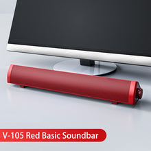 Load image into Gallery viewer, BS-36 Home Theater Surround Multi-function Bluetooth Soundbar Speaker with 4 Full Range Horns Support Foldable Split for TV/PC