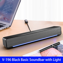 Load image into Gallery viewer, BS-36 Home Theater Surround Multi-function Bluetooth Soundbar Speaker with 4 Full Range Horns Support Foldable Split for TV/PC