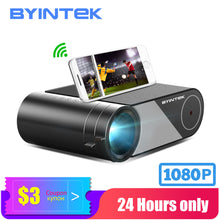 Load image into Gallery viewer, BYINTEK Mini Projector K9 ,1280x720P,Portable Video Beamer; LED Proyector for 1080P 3D 4K Cinema(Option Multi-Screen For Iphone