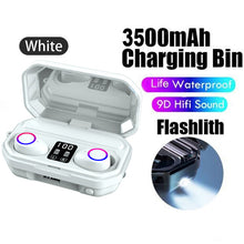 Load image into Gallery viewer, 3500mAh Bluetooth Earphones Wireless Headphones Touch Control LED