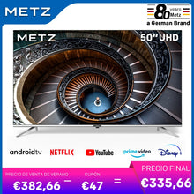 Load image into Gallery viewer, Television 50INCH SMART TV METZ 50MUB7000
