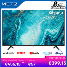 Load image into Gallery viewer, Television 58INCH SMART TV METZ 58MUB6010