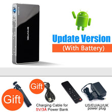 Load image into Gallery viewer, BYINTEK P10 smart android wifi mini pocket pico portable beamer led dlp lAsEr mobile projector For smartphone 4K 3D cinema
