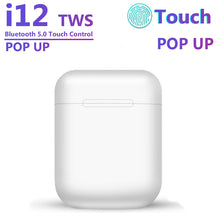 Load image into Gallery viewer, TWS Bluetooth Earphone i12 Touch Key Wireless New Headphone Earbuds