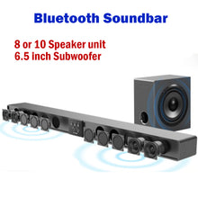Load image into Gallery viewer, L2 L3 Bluetooth Soundbar wall pure wood speaker sound bar home theater Subwoofer Bluetooth 3D surround sound 12 horn Integrate