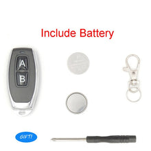 Load image into Gallery viewer, 433Mhz Universal Wireless Remote Switch Control DC 12V 1CH relay Receiver Module 5pieces RF Transmitter Lock Control Room Lights