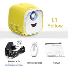Load image into Gallery viewer, Super MINI Portable Projector L1| USB LED Beamer Video Projector for 1080P Home Theater HDMI USB Media Player High-End Gifts