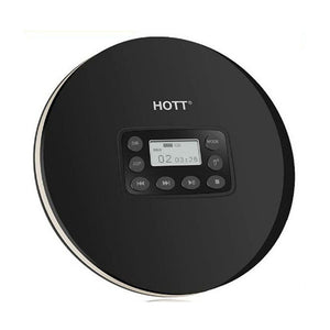 HOTT 711T Bluetooth portable CD Player with Rechargeable Battery, LED display, personal CD walkman to enjoy music and audio book