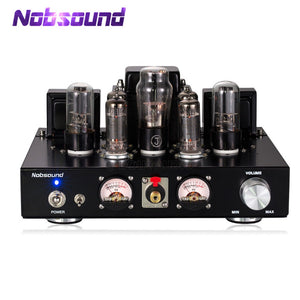 Nobsound Handmade HiFi 6P1 Vacuum Tube Integrated Amplifier Stereo Single-ended Class A Headphone Amp Black