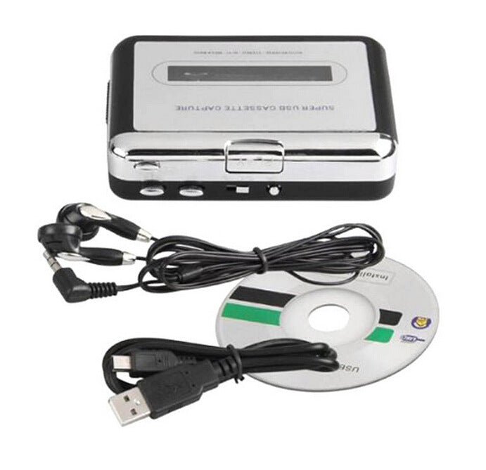 REDAMIGO Cassette Player Walkman Cassette to MP3 Converter Capture Audio Music Player Convert music on tape to PC Laptop Mac OS