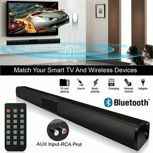 HobbyLane Wireless Soundbar With Bluetooth Wireless Bluetooth Sound Bar Speaker System TV Home Theater Soundbar Subwoofer d25