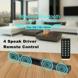 HobbyLane Wireless Soundbar With Bluetooth Wireless Bluetooth Sound Bar Speaker System TV Home Theater Soundbar Subwoofer d25