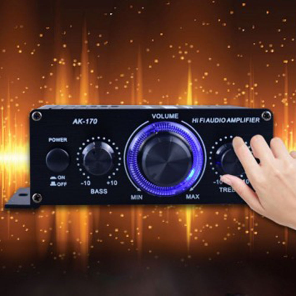 400W DC12V Bluetooth HiFi Power Amplifier Car Stereo Music Receiver FM Radio MP3 Brand New And High Quality