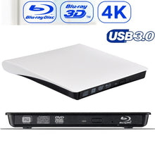 Load image into Gallery viewer, Maikou USB3.0 Bluray 4K Recorder  External Optical Drive 3D Player BD-RE Burner Recorder DVD+/-RW DVD-RAM for Asus Samsung Acer
