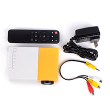 将图片加载到图库查看器，YG300 LED Mini Projector 320x240 Pixels Supports 1080P YG300 HDMI USB Household Audio Portable Projector Home Media Video player

