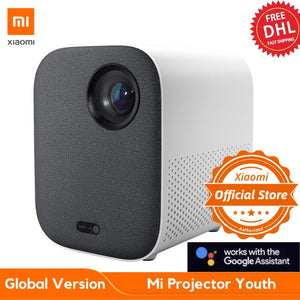 NEW Global Version Xiaomi Mijia Projector Mini 60 - 120"  Full HD 1080P DLP 500ANS Dolby Audio Android 9 TV Google  Assistant