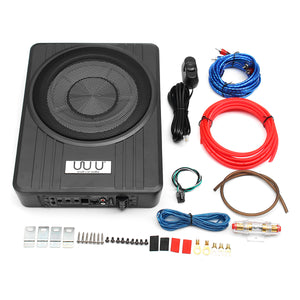 10" 600W Car Active Subwoofer Speaker Audio Amplifier Vehicle Subwoofer Bass Amplifier Enclosure Auto Sound Car Audio Amplifier