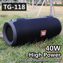 将图片加载到图库查看器，40W TG118 Bluetooth speaker outdoor wireless Column Subwoofer Music Center

