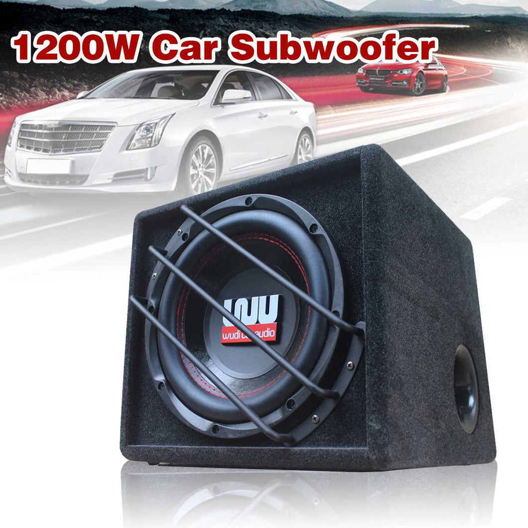 10 inch 1200w car subwoofer Strong Subwoofer Car Speaker Auto Super Bass Car Audio Speaker active Woofer Built-in Amplifer