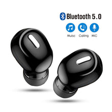 Load image into Gallery viewer, Mini In-Ear 5.0 Bluetooth Earphone HiFi Wireless Headset With Mic
