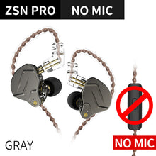 गैलरी व्यूवर में इमेज लोड करें, NEW KZ ZSN PRO 1BA+1DD KZ Hybrid Earphone headset HIFI Earbuds
