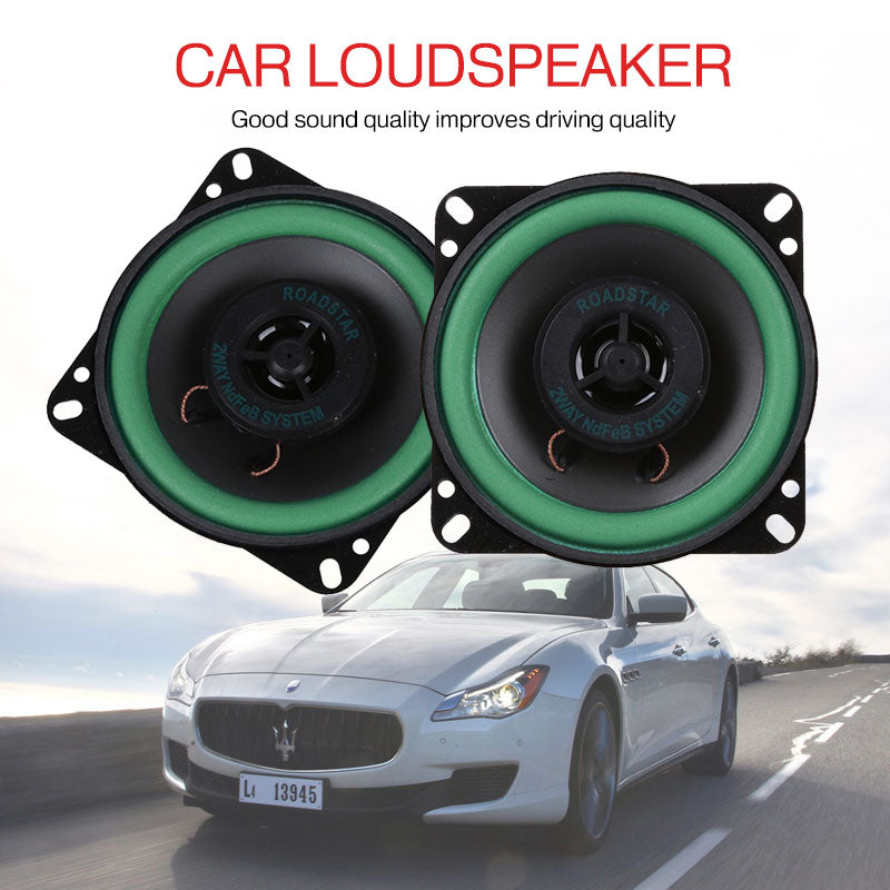 Waterproof Audio Bass Speakers Electronics 4Inch  Accessories 88dB Black 80W Car Electronic Subwoofers Speaker Systems