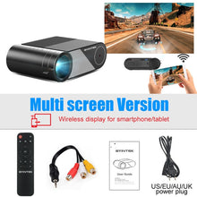 将图片加载到图库查看器，BYINTEK Mini Projector K9 ,1280x720P,Portable Video Beamer; LED Proyector for 1080P 3D 4K Cinema(Option Multi-Screen For Iphone
