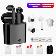 将图片加载到图库查看器，i7s TWS Wireless Earphones Bluetooth headphones sport Earbuds Headset
