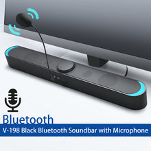 Laden Sie das Bild in den Galerie-Viewer, BS-36 Home Theater Surround Multi-function Bluetooth Soundbar Speaker with 4 Full Range Horns Support Foldable Split for TV/PC
