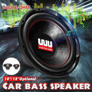 12" 800W Automobile Car Audio Speakers Subwoofer Car DIY Bass Horn Music Stereo Hifi Vehicle Music Loudspeaker Woofer