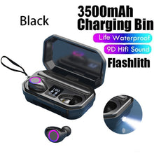 Load image into Gallery viewer, 3500mAh Bluetooth Earphones Wireless Headphones Touch Control LED

