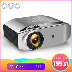 AAO Native 1080p Full HD Projector YG620 LED Proyector 1920x 1080P 3D Video YG621 Wireless WiFi Multi-Screen Beamer Home Theater