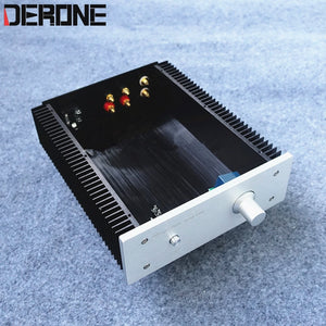 power amplifier case shell amp chassis aluminum with konb RCA binding post feet audio  diy box