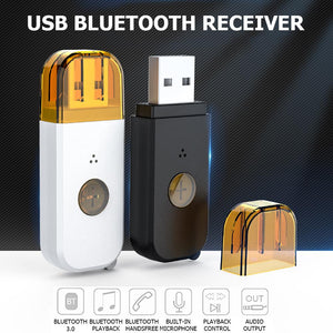 Mini Wireless Dual Output 3.5mm USB Bluetooth V 3.0 Stereo MP3 Audio Receiver