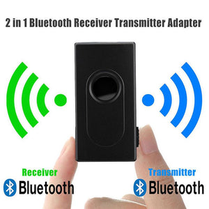 2 in 1 Bluetooth V 4.2 Transmitter Receiver Wireless A2DP 3.5mm Stereo Audio Music Adapter with aptX & aptX Low Latency