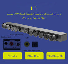 Laden Sie das Bild in den Galerie-Viewer, Amoi Series Soundbar wall pure wood speaker tv sound bar home theater Subwoofer Bluetooth 3D surround sound 12 horn Integrate
